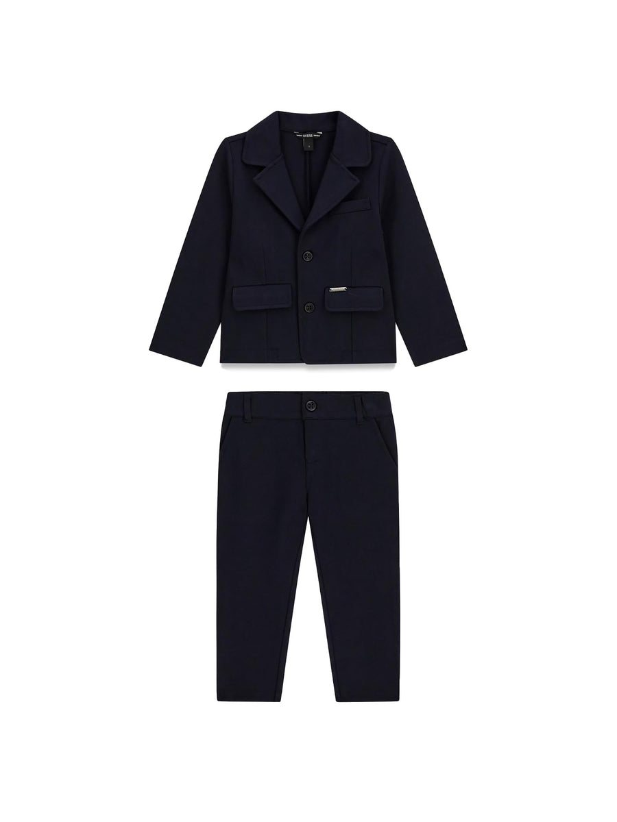 Completo Guess Neonato blazer e pantalone blu