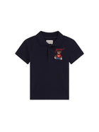 Polo Guess Neonato bear piquet blu