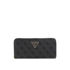 Portafogli Guess donna Zip L Laurel II logo coal