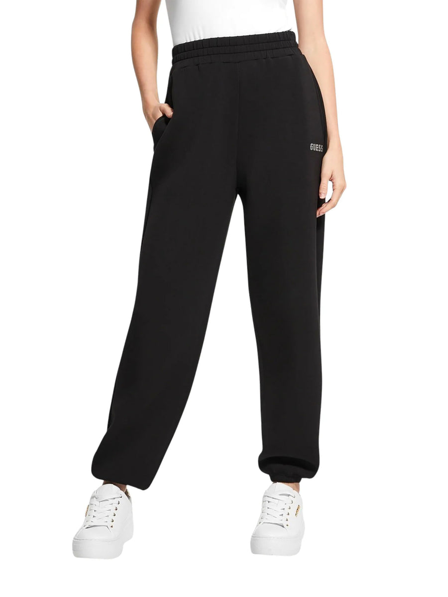 Pantalone Guess Donna cecilia scuba nero