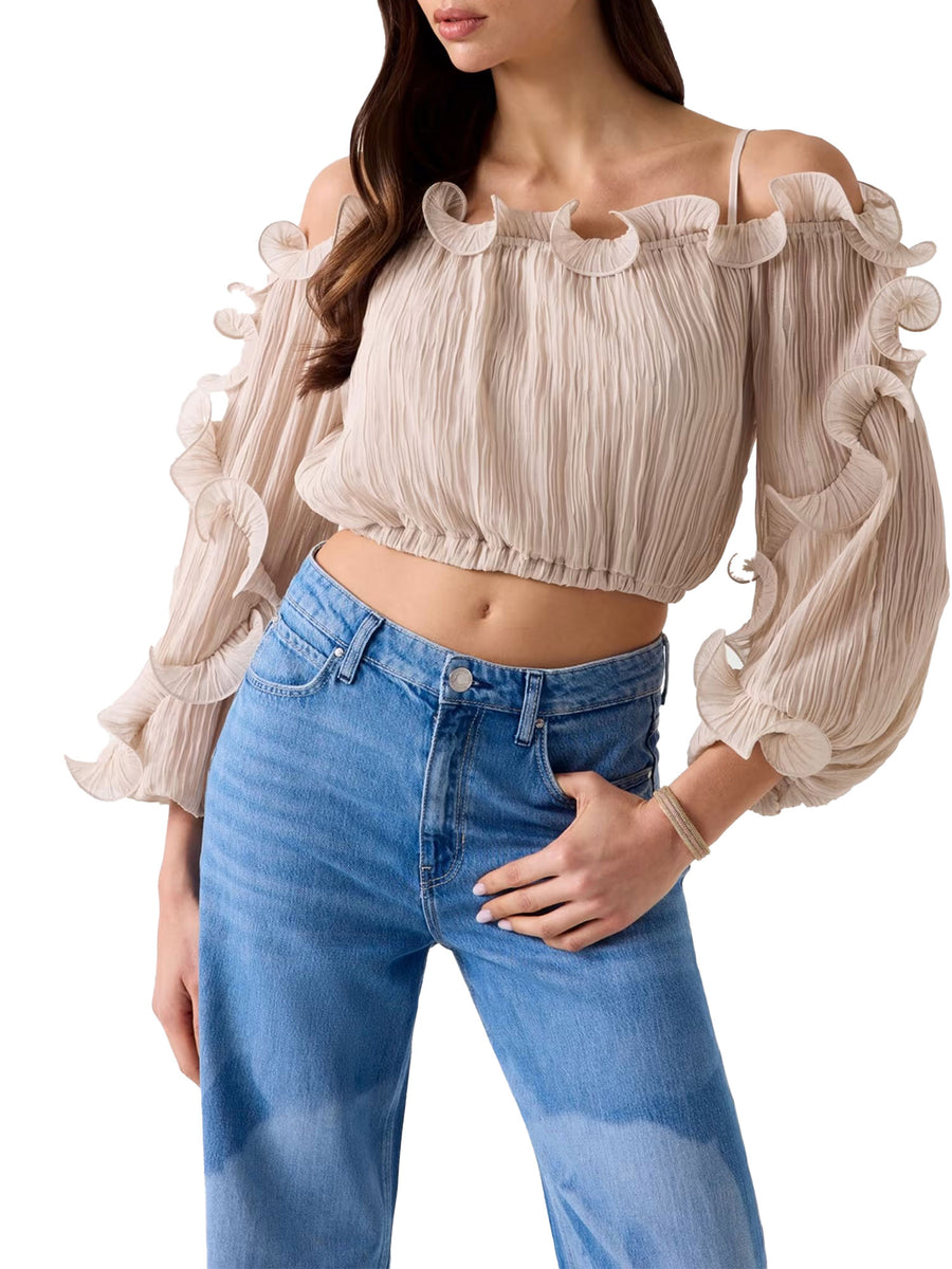 Top Guess Donna gabriella panna