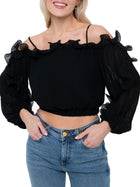 Top Guess Donna gabriella nero