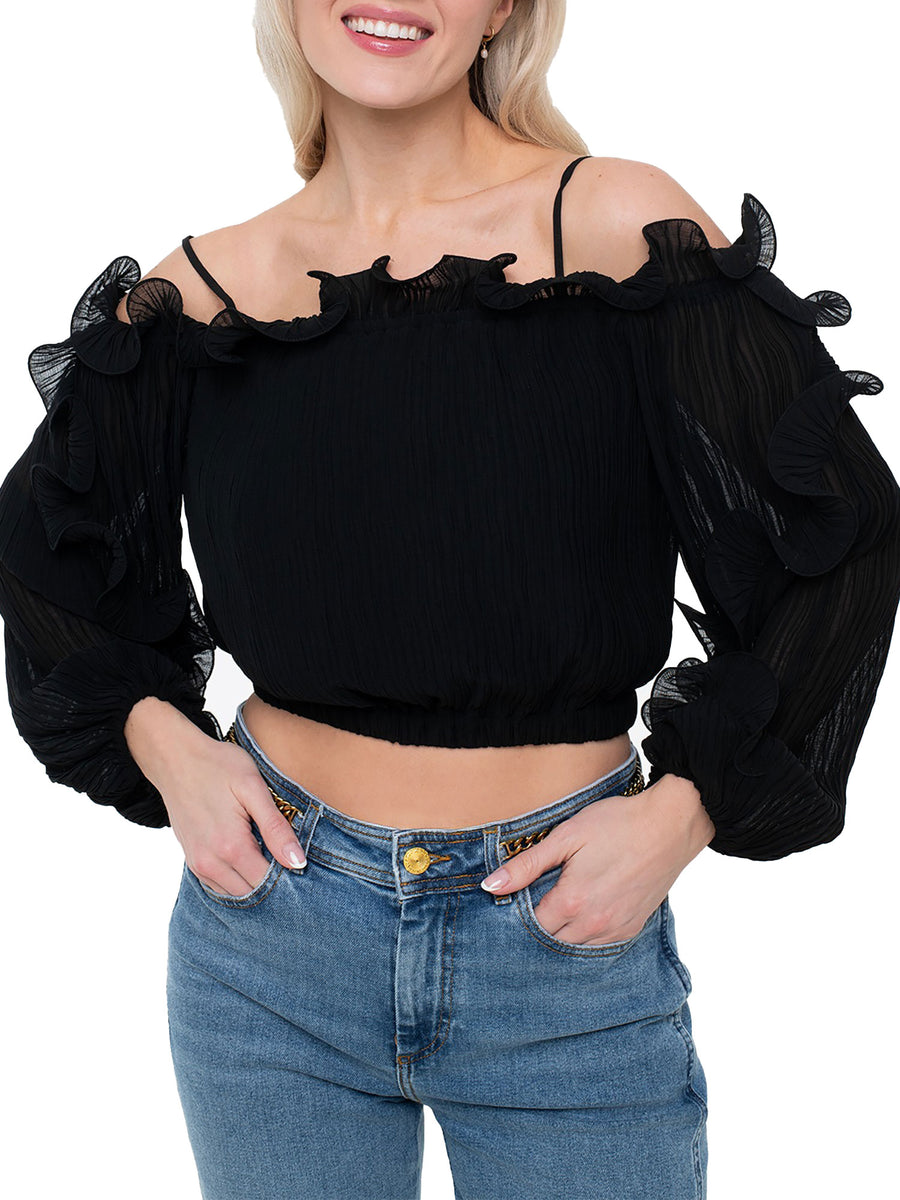 Top Guess Donna gabriella nero