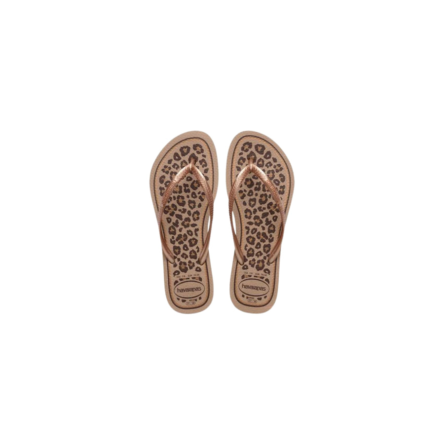Infradito mare modello slim animals rosa multi