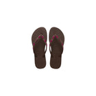 Infradito mare modello slim glow moro
