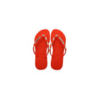 Infradito mare modello slim glow arancio