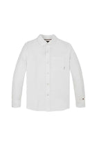 Camicia Tommy Hilfigher Ragazzo relaxed linen blend bianco