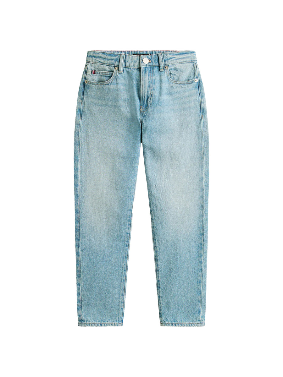 Jeans Tommy Hilfigher Bambino straight denim chiaro