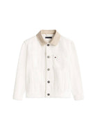 Giubbino Tommy Hilfigher Bambino trucker heritage flag bianco