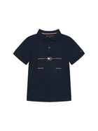 Polo Tommy Hilfigher Bambino icons interlock blu