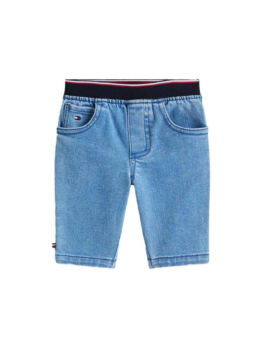 Jeans Tommy Hilfigher Neonato elastico in vita denim medio