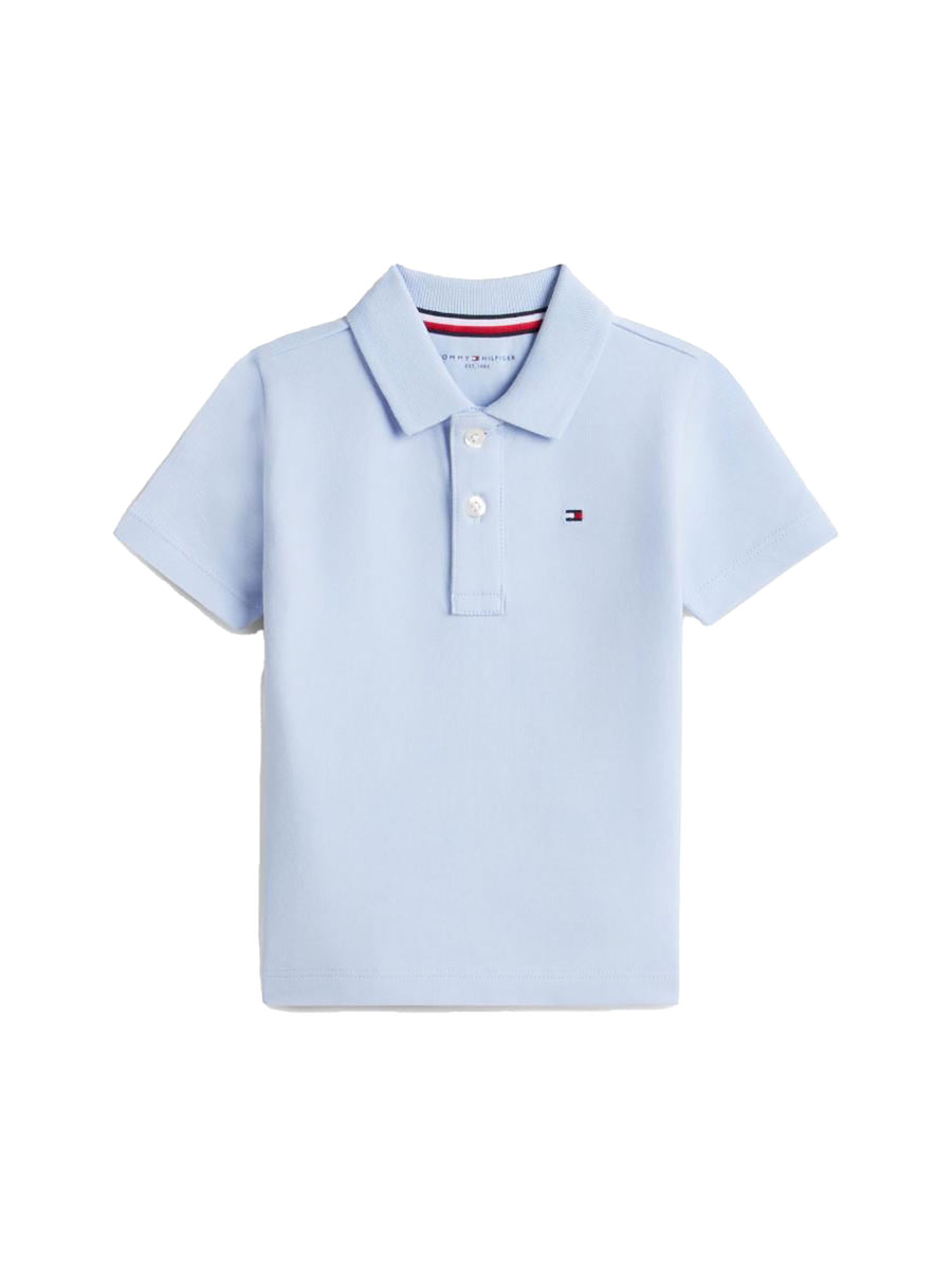 Polo Tommy Hilfigher Neonato essential celeste