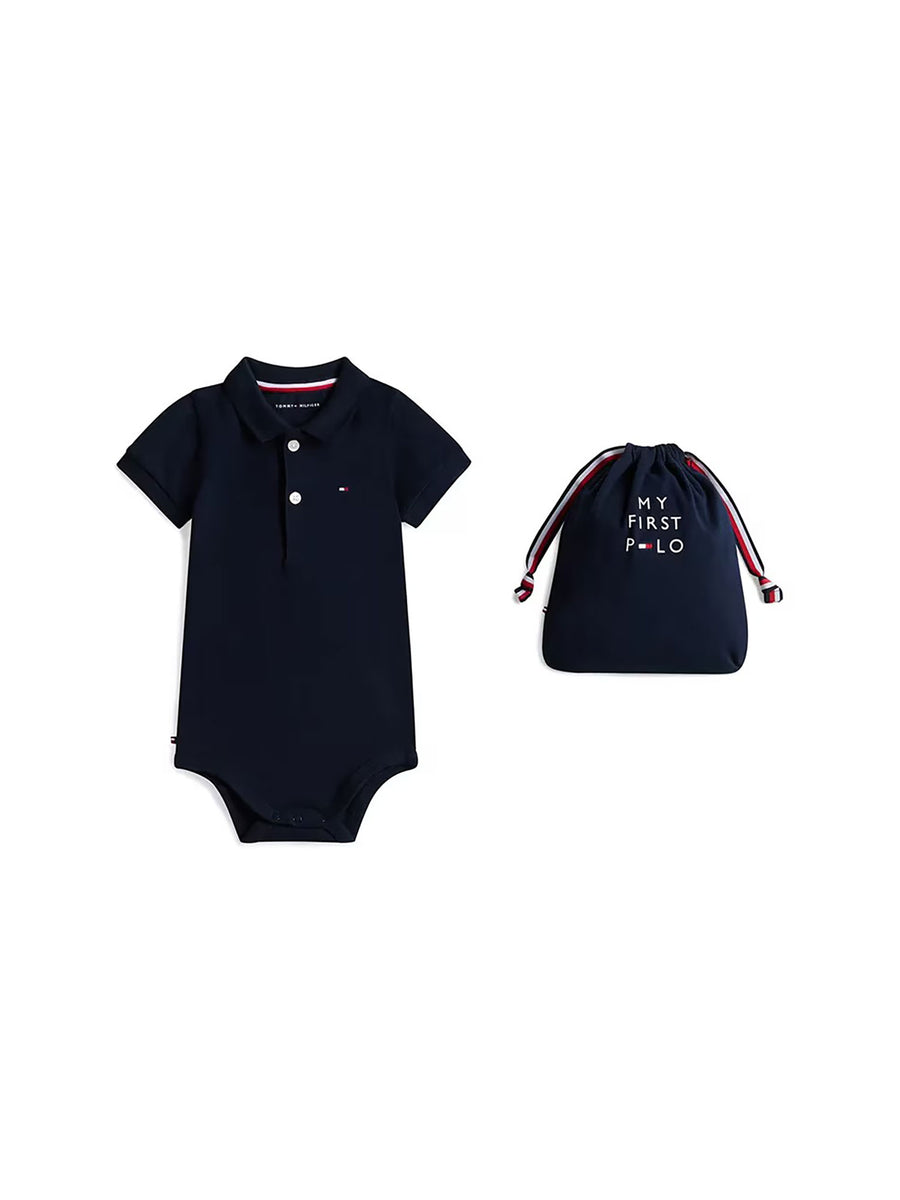 Polo body Tommy Hilfigher Neonato giftpack blu