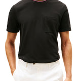 T-shirt con maniche corte Tommy Hilfiger modello rwb pocket nero