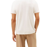 T-shirt con maniche corte Tommy Hilfiger modello rwb pocket avorio