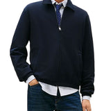 Giacca Tommy Hillfiger modello ivy modello essential terry blu