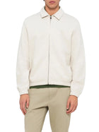 Giacca Tommy Hilfiger modello ivy modello essential terry latte