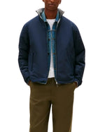 Giubbino con zip Tommy Hilfiger modello reversibile blu