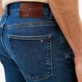 Jeans Tommy Hilfiger modello slim bleecker denim scuro
