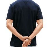 T-shirt con maniche corte Tommy Hilfiger modello pocket global stripe blu