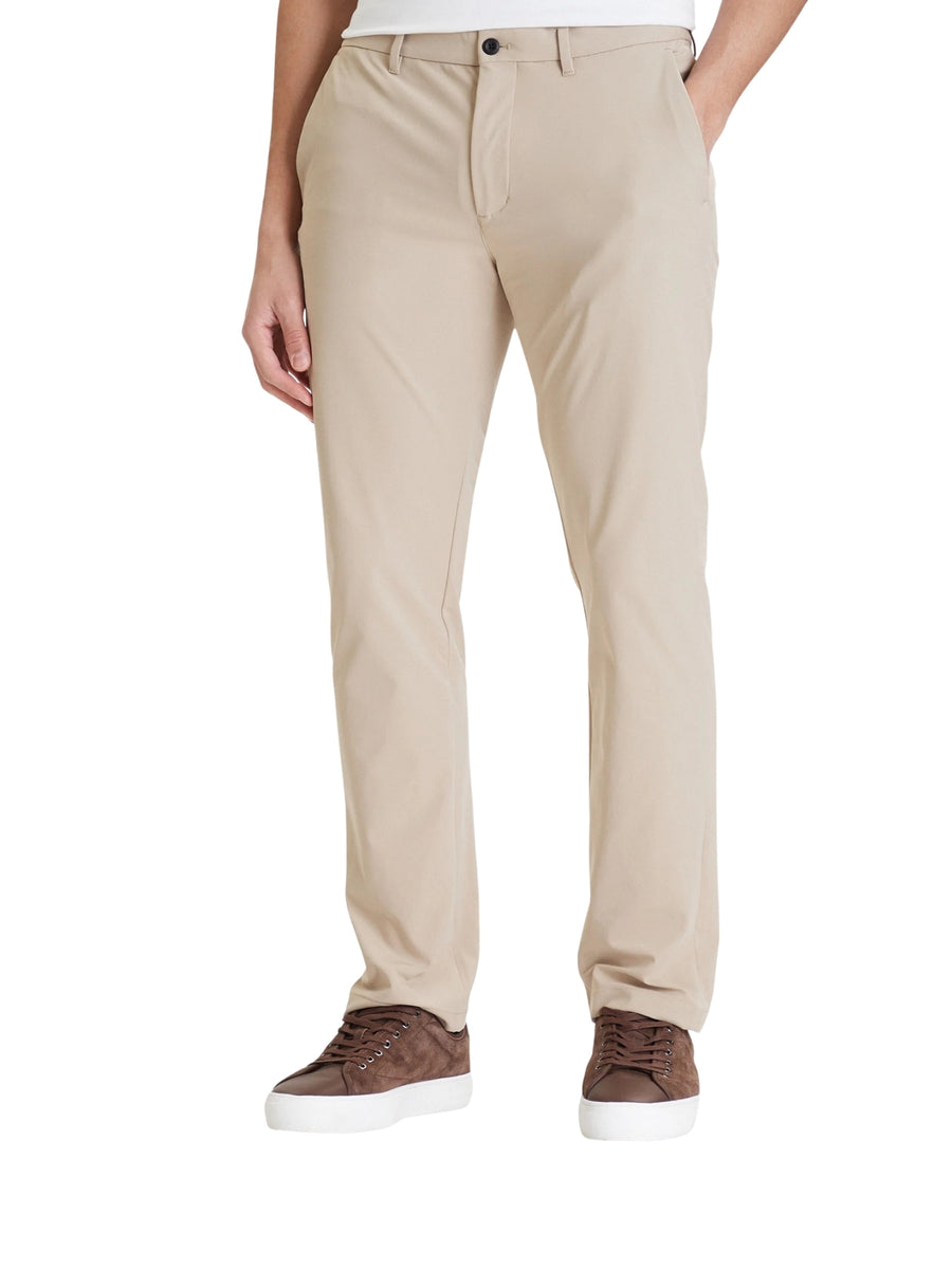 Pantalone chino Tommy Hilfiger modello denton knit tech taupe