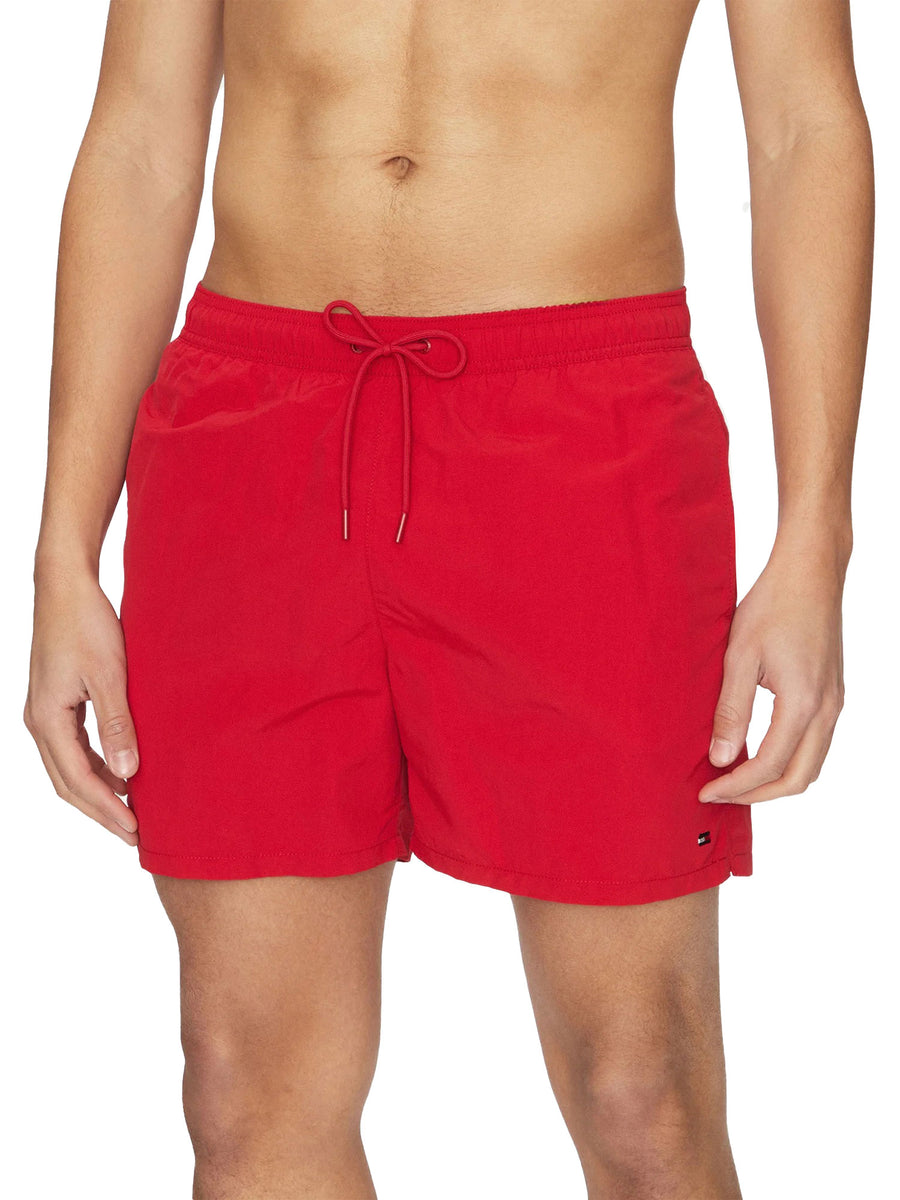Boxer mare medium Tommy Hilfigher uomo drawsting rosso