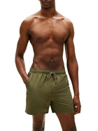 Boxer mare medium Tommy Hilfigher uomo drawsting pocket zip militare