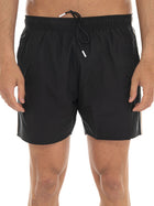 Short mare Boss modello iconic nero