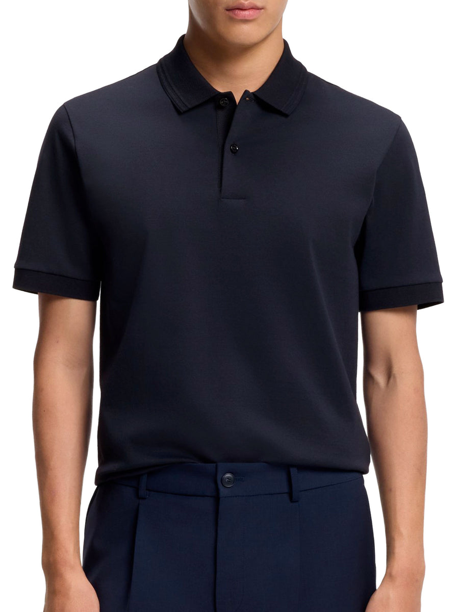 Polo Boss Uomo manica corta h-parlay blu