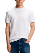 T-shirt Boss Uomo manica corta h-thompson 236
 bianco