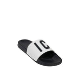 Slide mare Icon modello logo gomma bianco