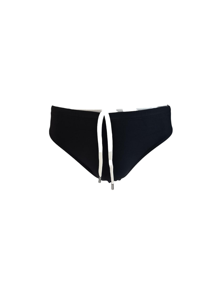 Slip mare Icon modello logo retro nero