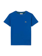 T-shirt manica corta core Lacoste ragazzo bluette
