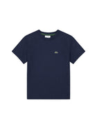 T-shirt manica corta core Lacoste ragazzo blu