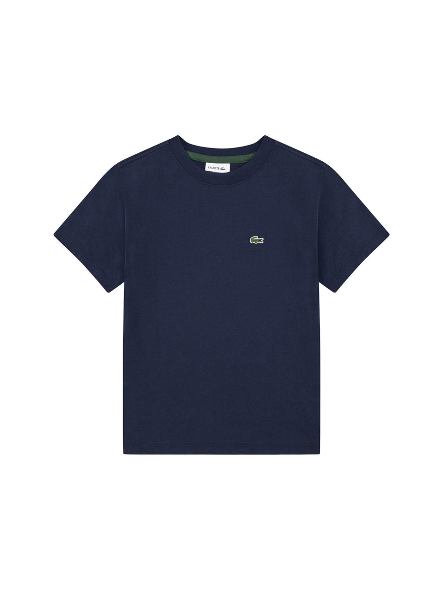 T-shirt manica corta core Lacoste ragazzo blu