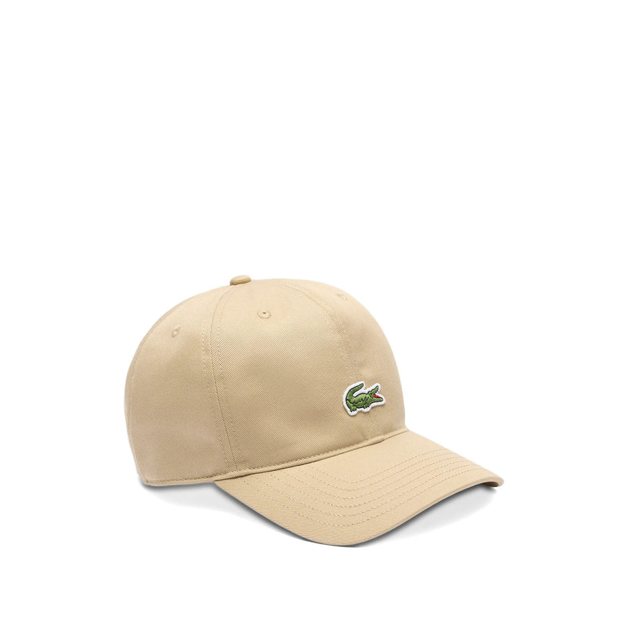 Cappello baseball core croc Lacoste bambino beige