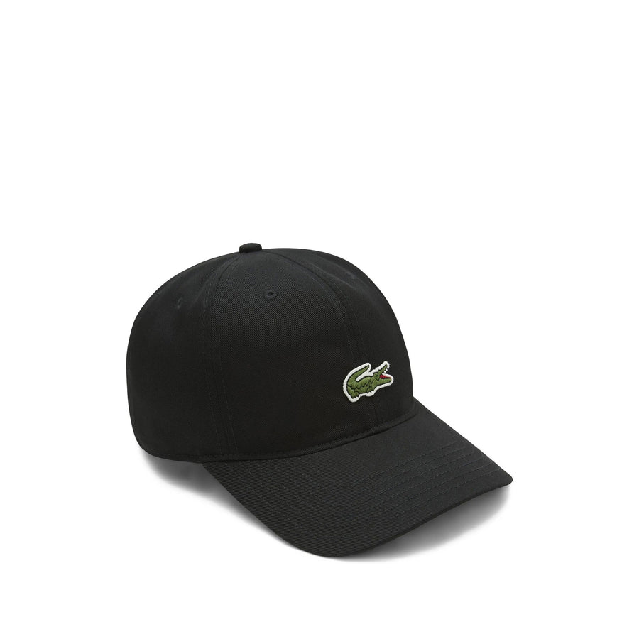 Cappello baseball core croc Lacoste bambino nero