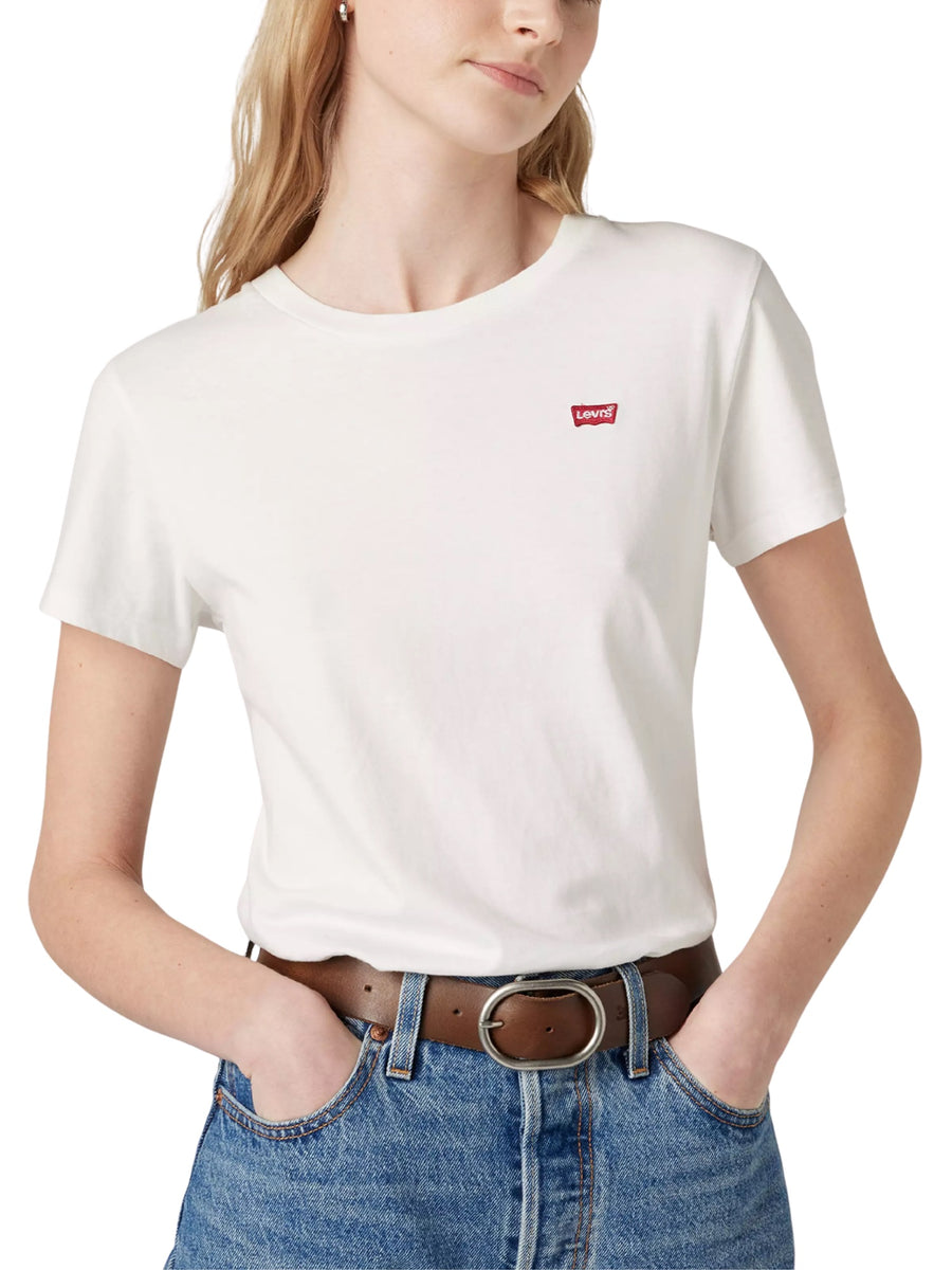 T-shirt Levi's da donna mc perfect bianco