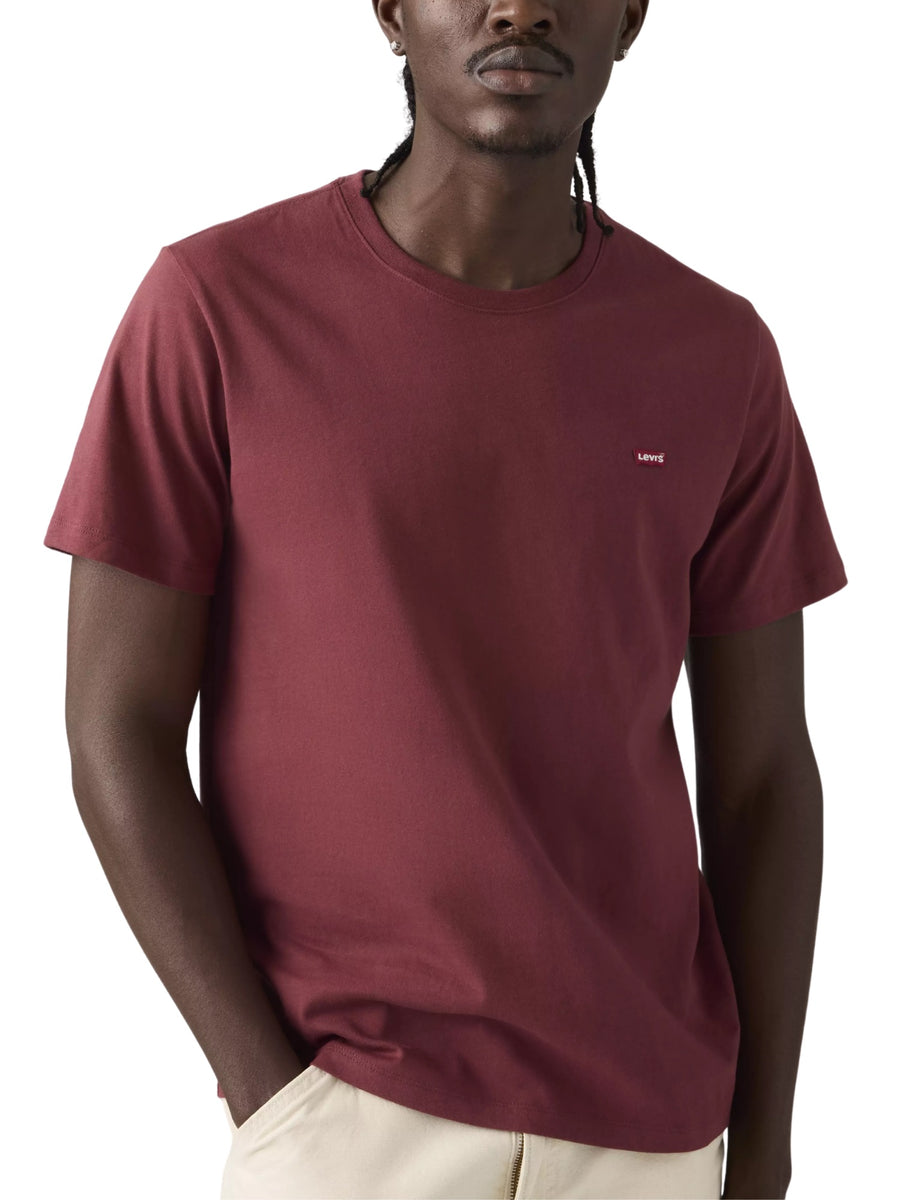 T-shirt Levi's da uomo Original Housemark bordeaux