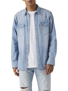 Camicia Barstow Western Levi's uomo ml denim chiaro
