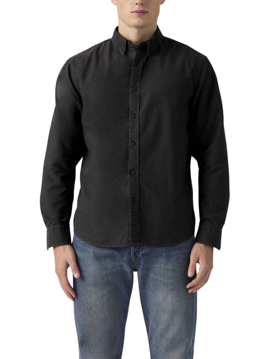 Camicia Levi's da uomo ml auth button down nero