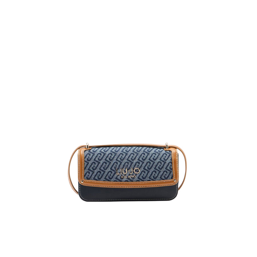 Borsa a spalla crossbody LiuJo donna east west S blu