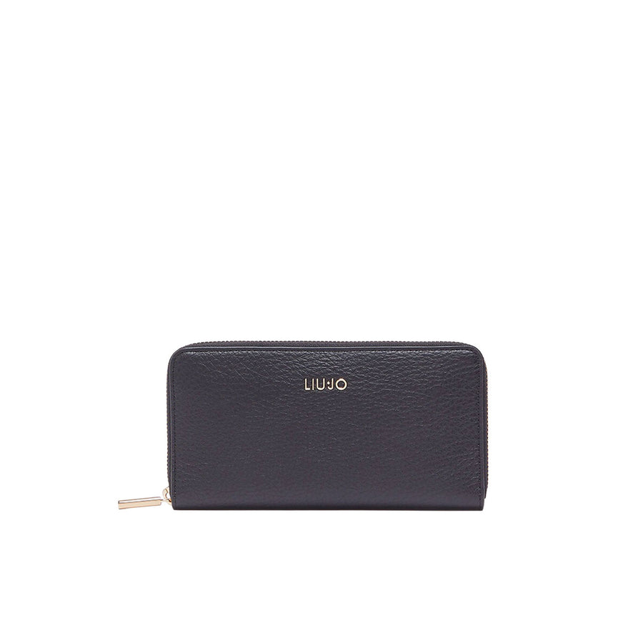 Portafogli LiuJo donna zip around XL nero