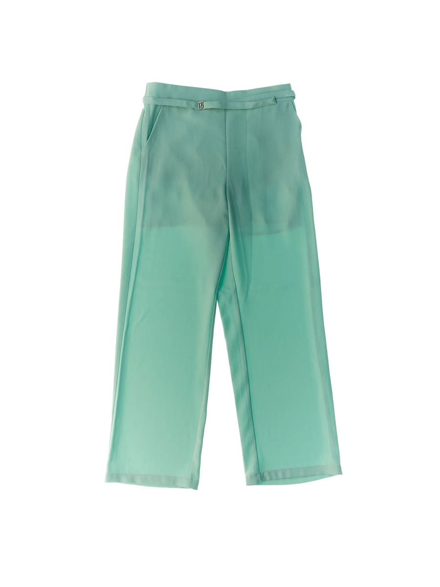 Chino Liu Jo ragazza Straight mist green