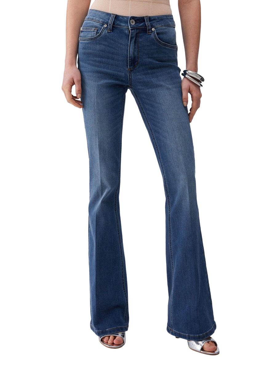 Jeans Liu Jo Donna bottom up beat hw Denim scuro