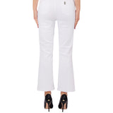 Pantaloni cinque tasche B.Up Liu Jo donna modello Princess HW bianco
