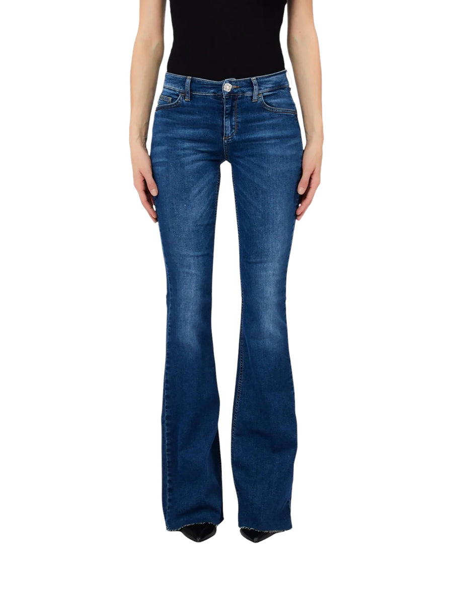Jeans Liu Jo Donna bottom up parfait beat rw Denim scuro