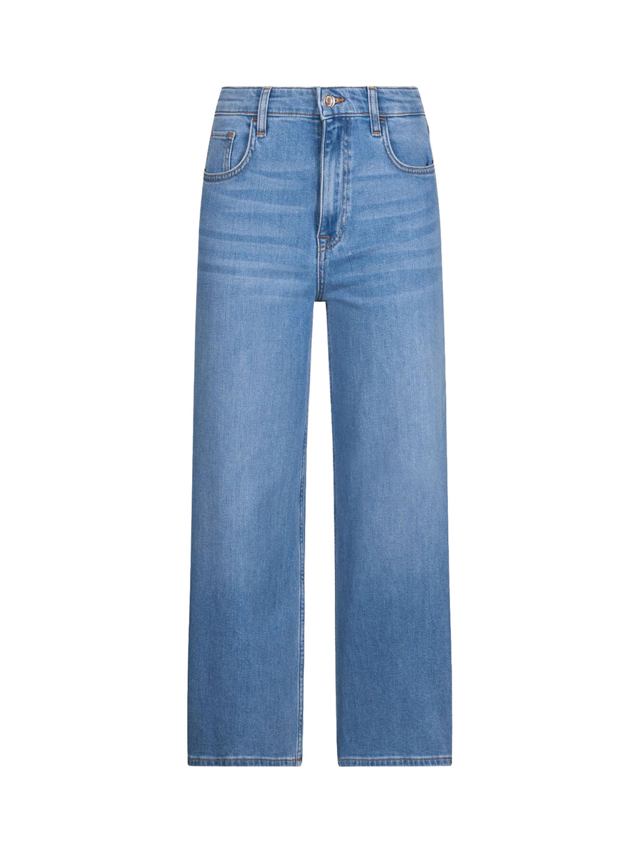 Jeans Liu Jo Donna bottom up flare cropped rw denim chiaro