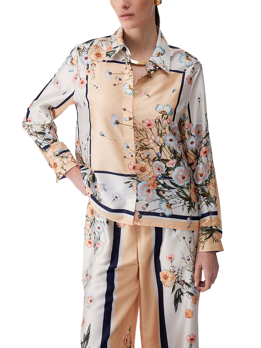 Camicia Liu Jo Donna in twill stampato  fantasia