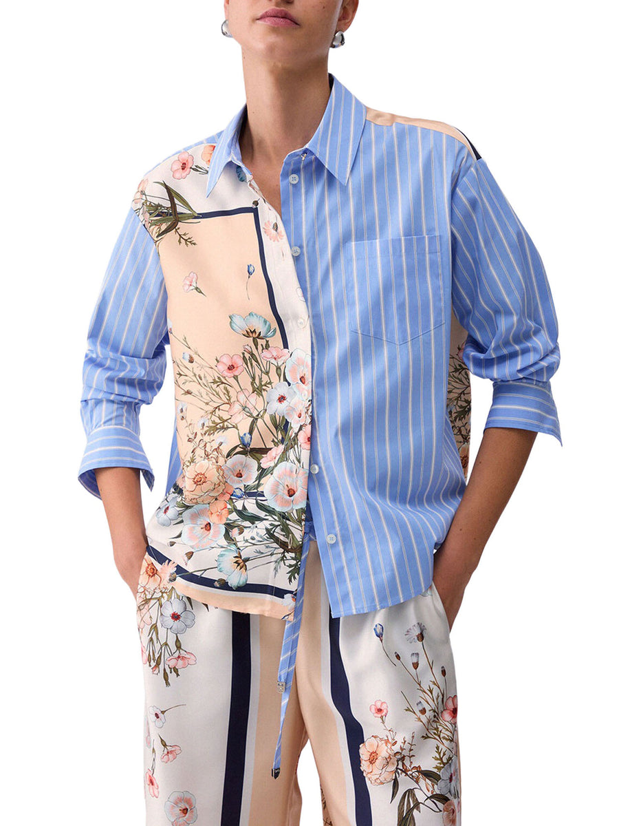 Camicia Liu Jo Donna in twill stampato e popeline  fantasia